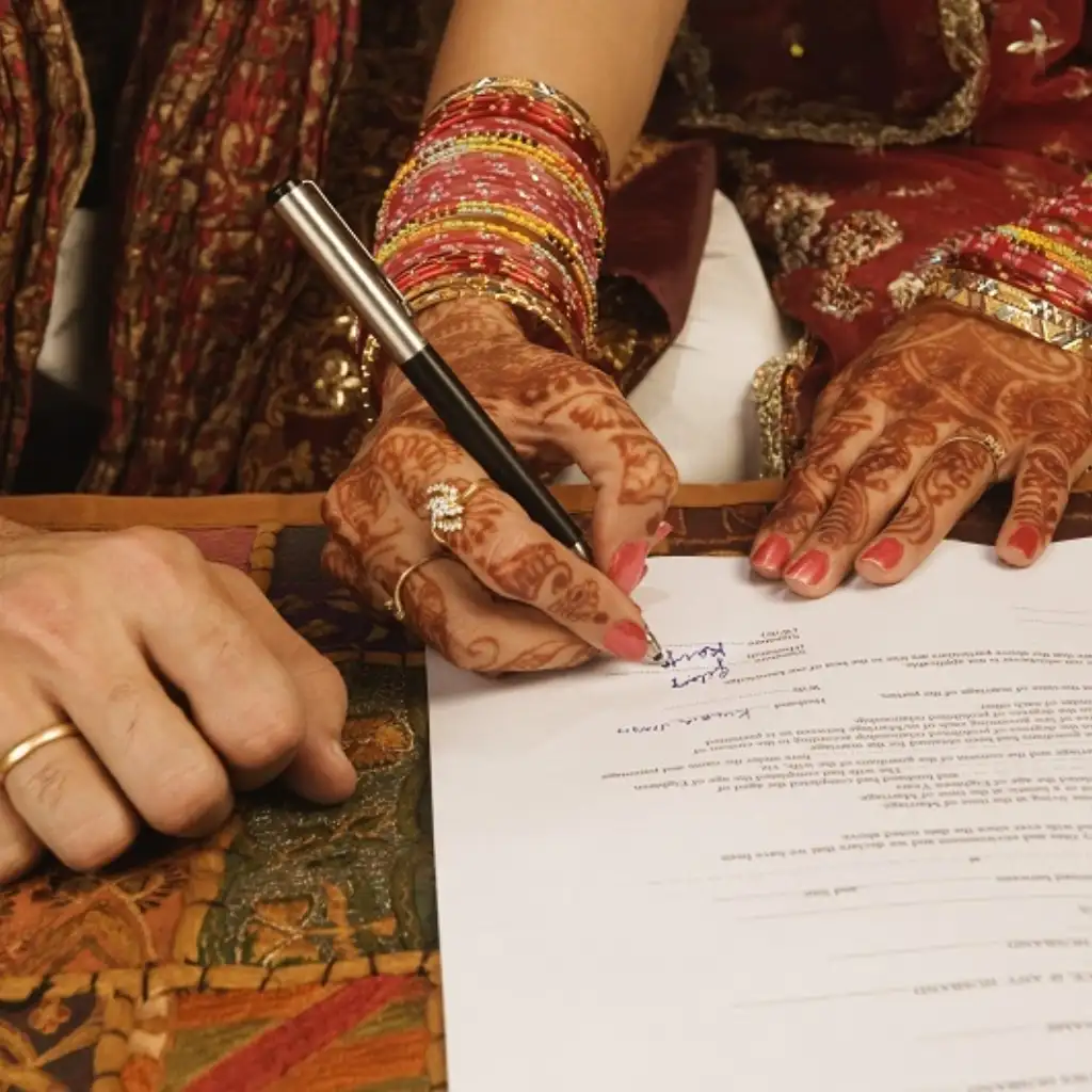 Marriage registration